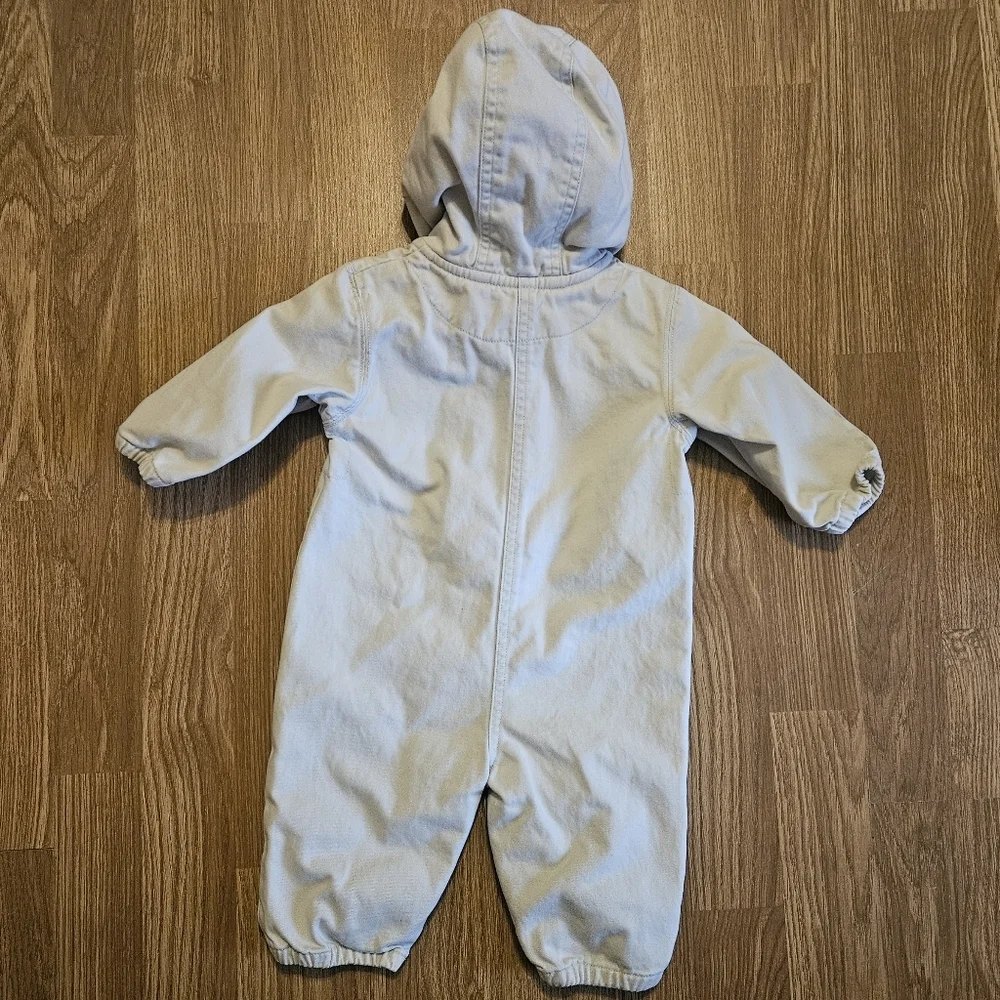 Old Navy Kids Jumpsuit - Light Gray with Orange Interior